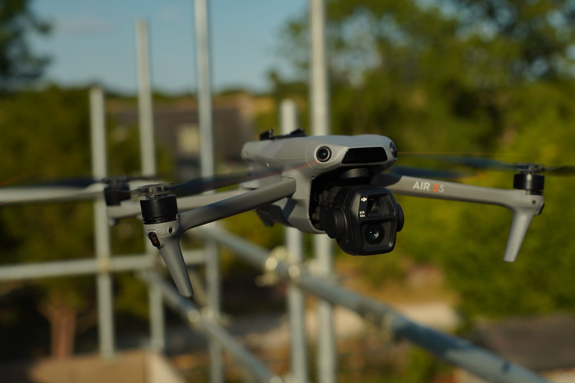 Close-up of a Quadrelliot inspection drone and camera